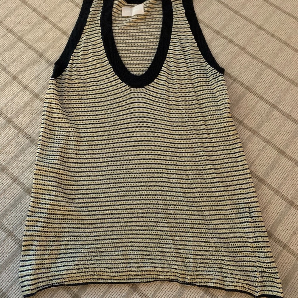 Zadig & Voltaire striped knit tank top.